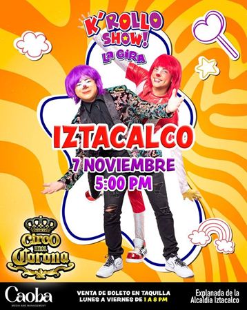 k´Rollo Show en Circo Hermanos Corona flyer