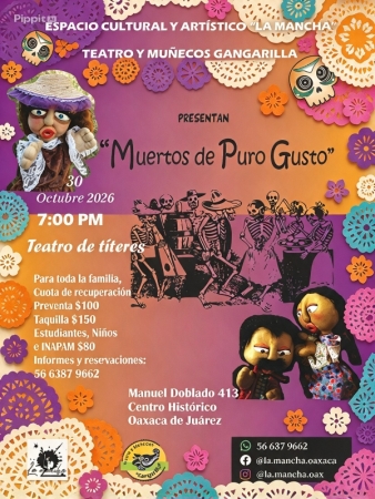 Títeres: Muertos de Puro Gusto flyer