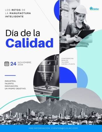 Día de la Calidad Los retos de la manufactura inteligente flyer