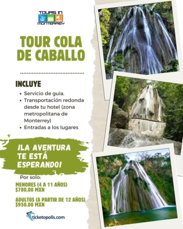 Tour Cola de Caballo flyer
