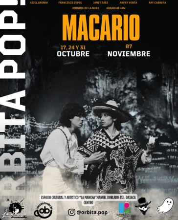 Teatro: Macario de Orbita Pop! flyer