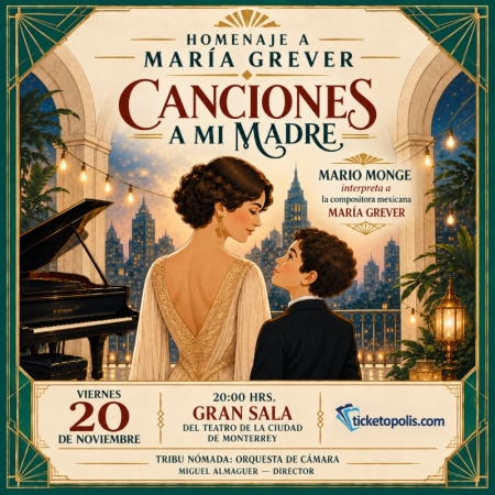 Canciones a mi Madre flyer