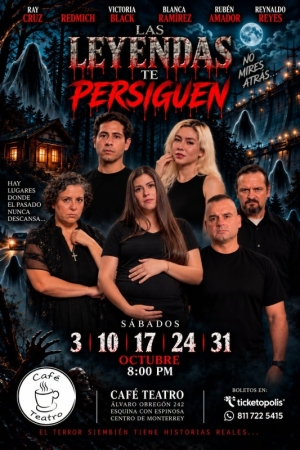Las leyendas te persiguen flyer