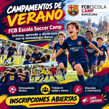 Campamento de soccer flyer