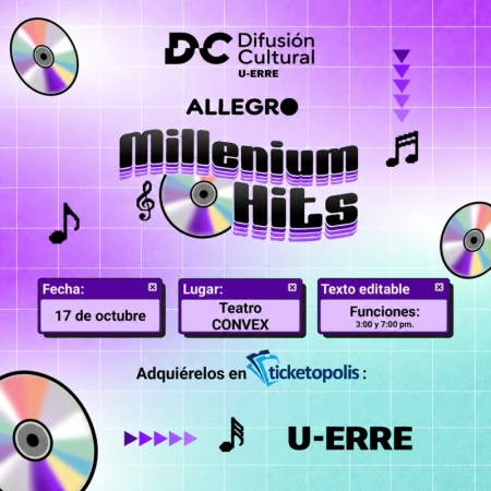 U-ERRE presenta: Allegro - Millenium Hits flyer